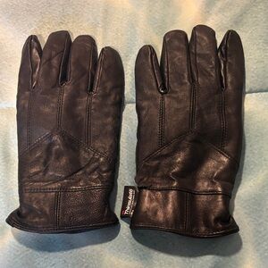 3M Thinsulate Black Leather women's Gloves
